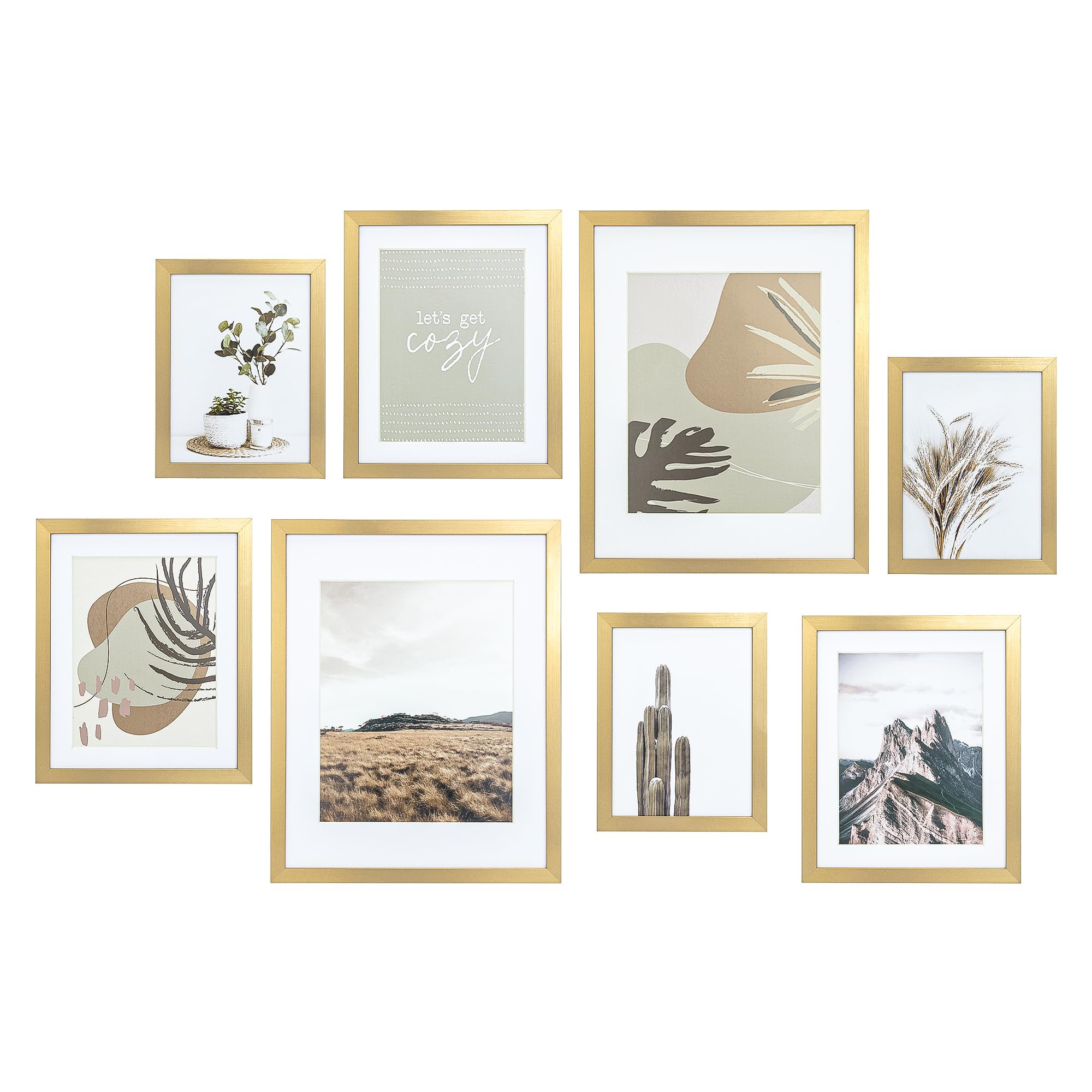Dolman 9Nexora Gallery Wall Frame Set material detail photo