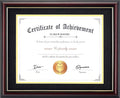 Dolman 9Nexora Wood-Grain Certificate Frame studio product photo