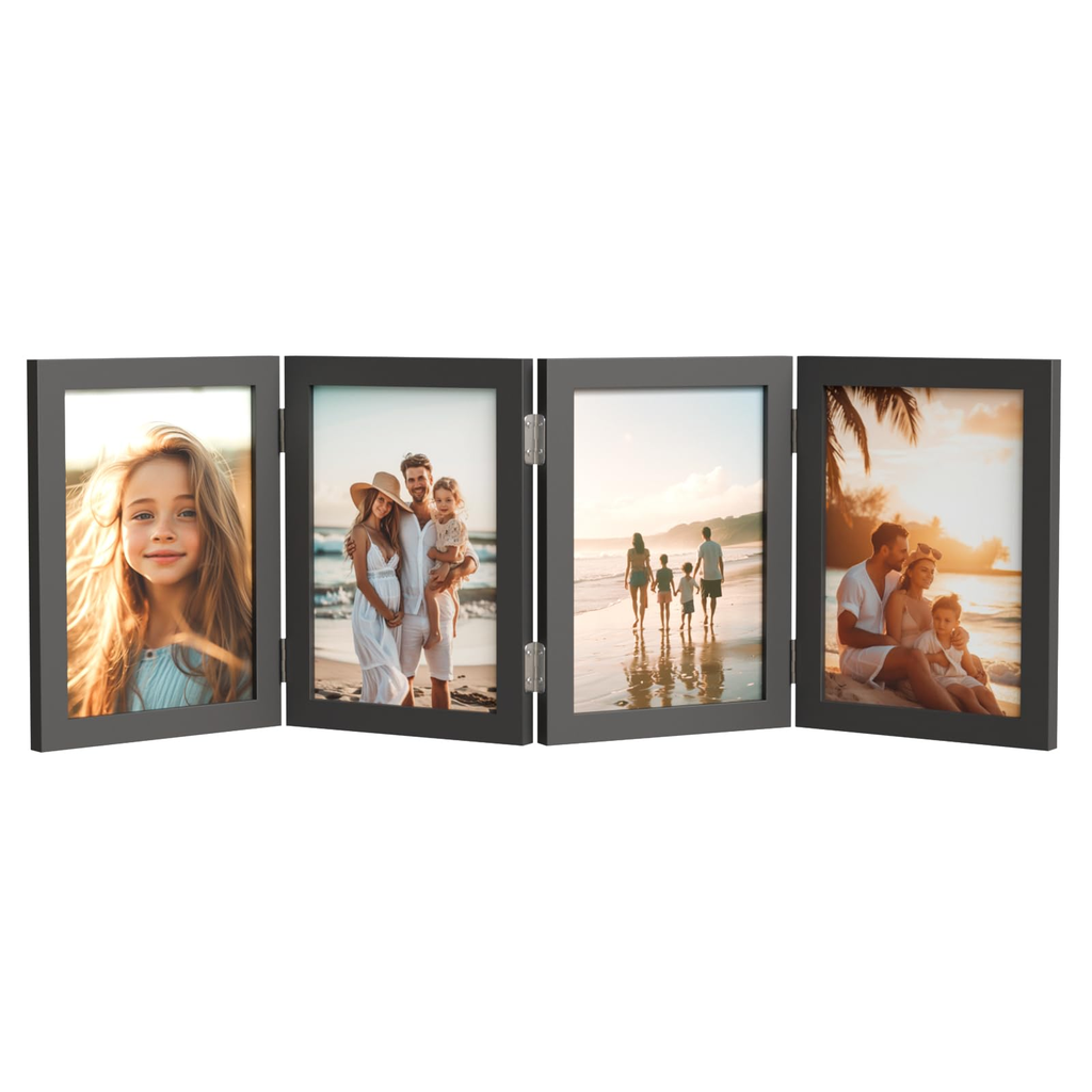 Durable Hinged Photo Frame - 4 Pack