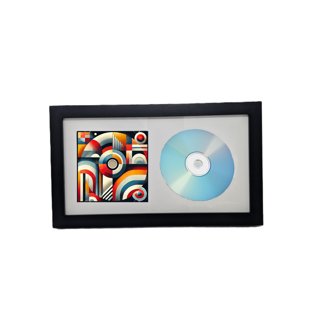 Record Album Display Frame Natural Wood product photo