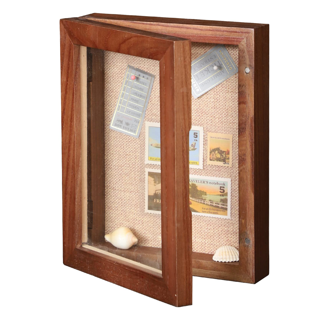 Ticket Stub Display Frame Natural Wood product photo