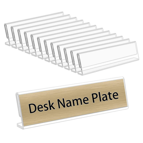 Acrylic Name Plate Frame Black product photo
