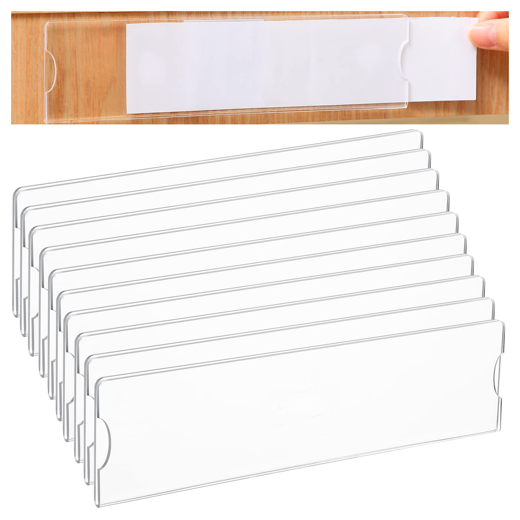 Acrylic Name Plate Frame White product photo