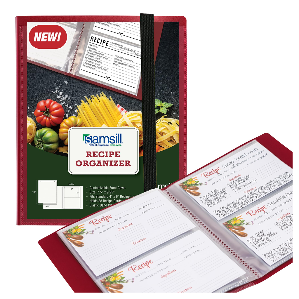 Recipe Card Display Frame White product photo
