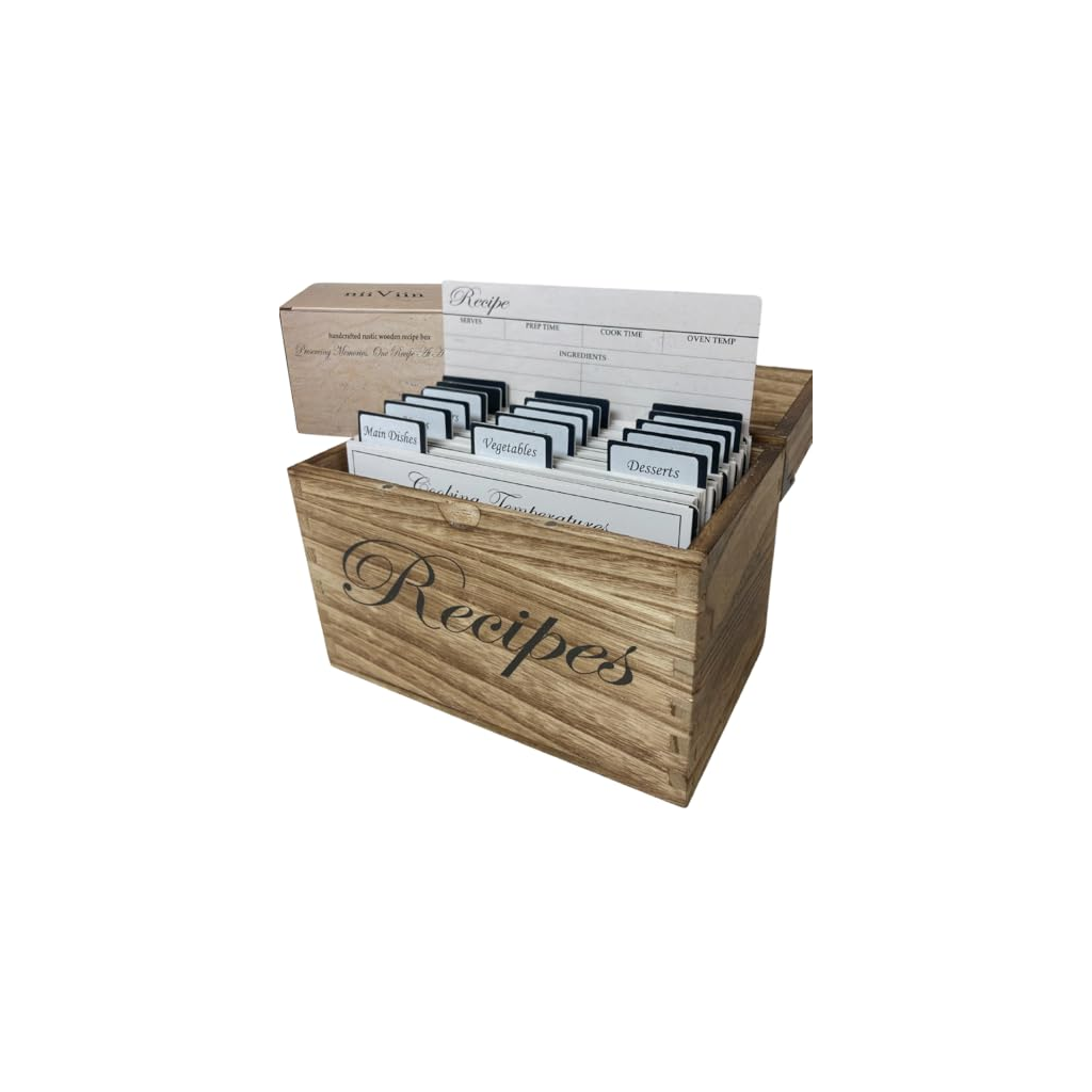 Recipe Card Display Frame Natural Wood product photo