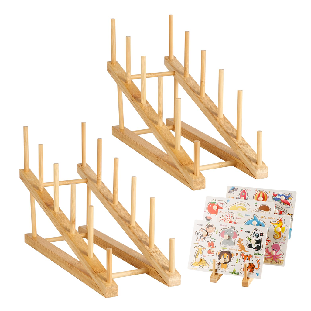 Puzzle Display Frame Gold Tone product photo