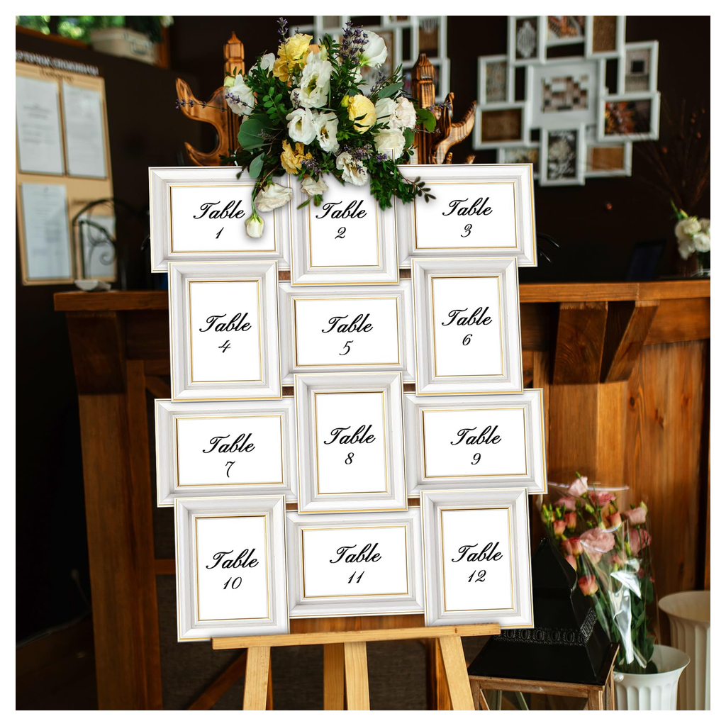 Wedding Seating Chart Frame Natural Wood product photo