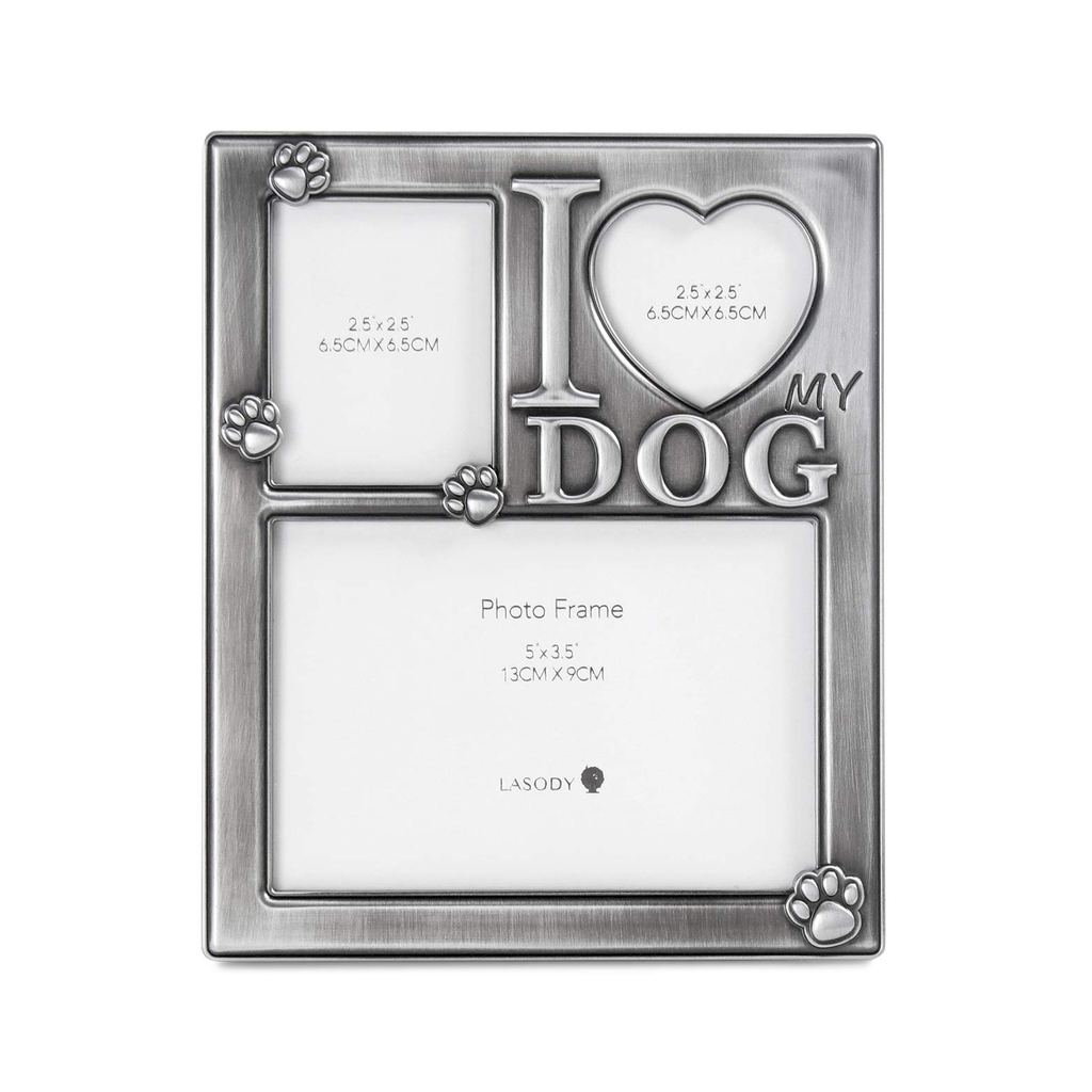 Pet Portrait Frame Gold Tone product photo