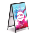 A-Frame Tabletop Sign Holder Black product photo