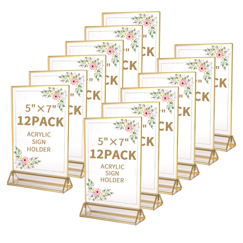 A-Frame Tabletop Sign Holder White product photo