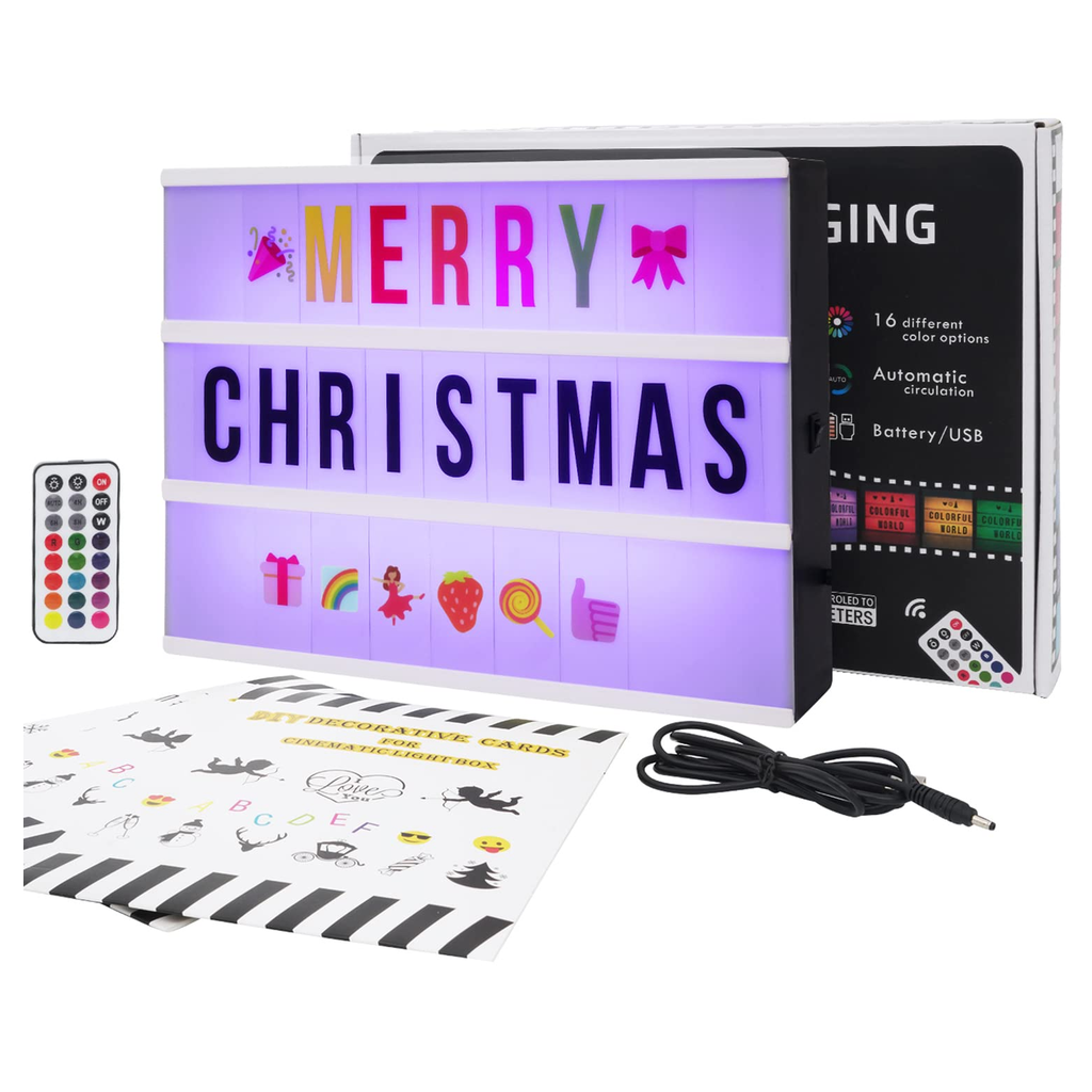 Lightbox Cinema Letter Frame White product photo